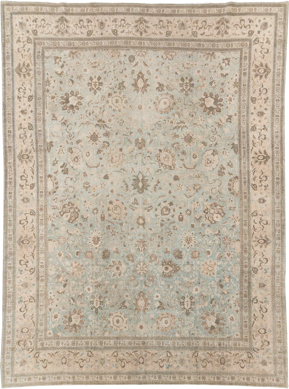 Antique Persian Tabriz Room Size Carpet, No.20909 - Galerie Shabab