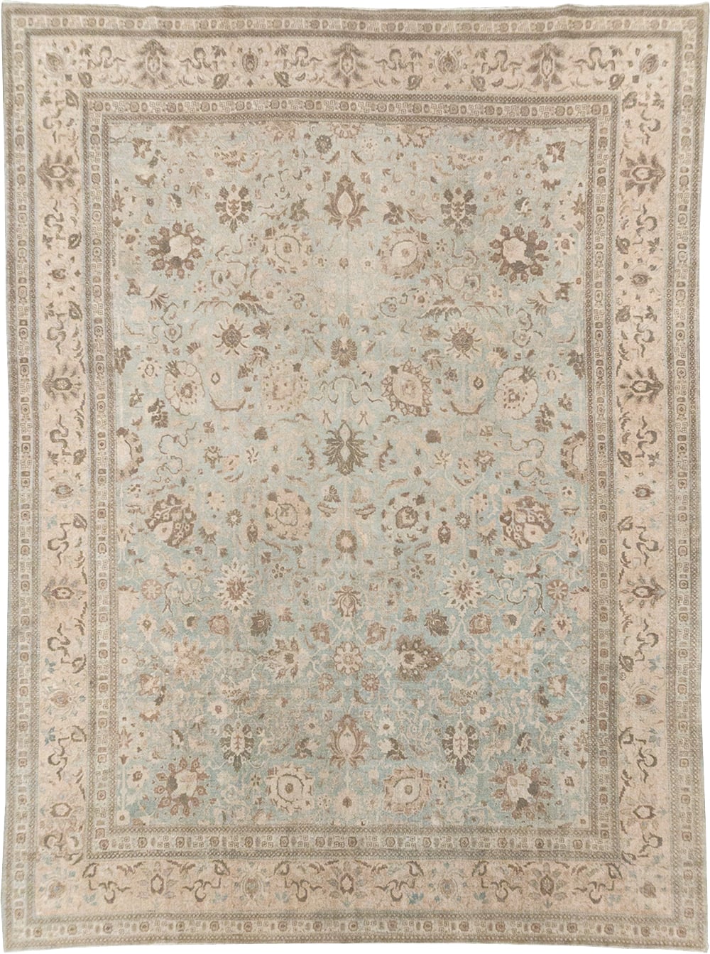 Antique Persian Tabriz Room Size Carpet, No.20909 - Galerie Shabab