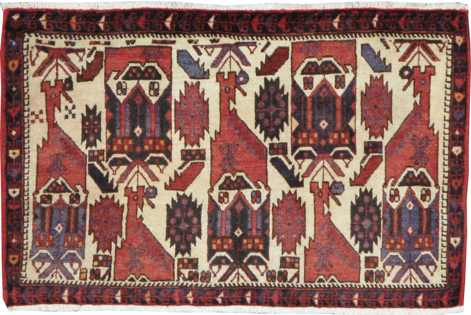Vintage Persian Afshar Rug, No.20916 - Galerie Shabab