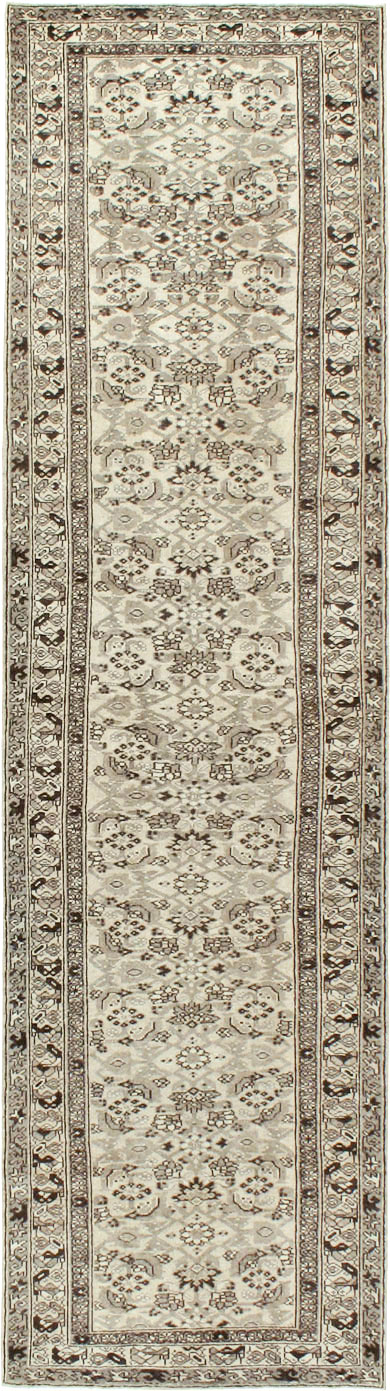 Vintage Persian Malayer Runner, No.20922 - Galerie Shabab