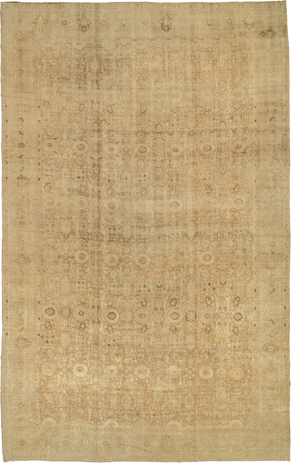 Antique Persian Lavar Kerman Carpet, No.20925 - Galerie Shabab