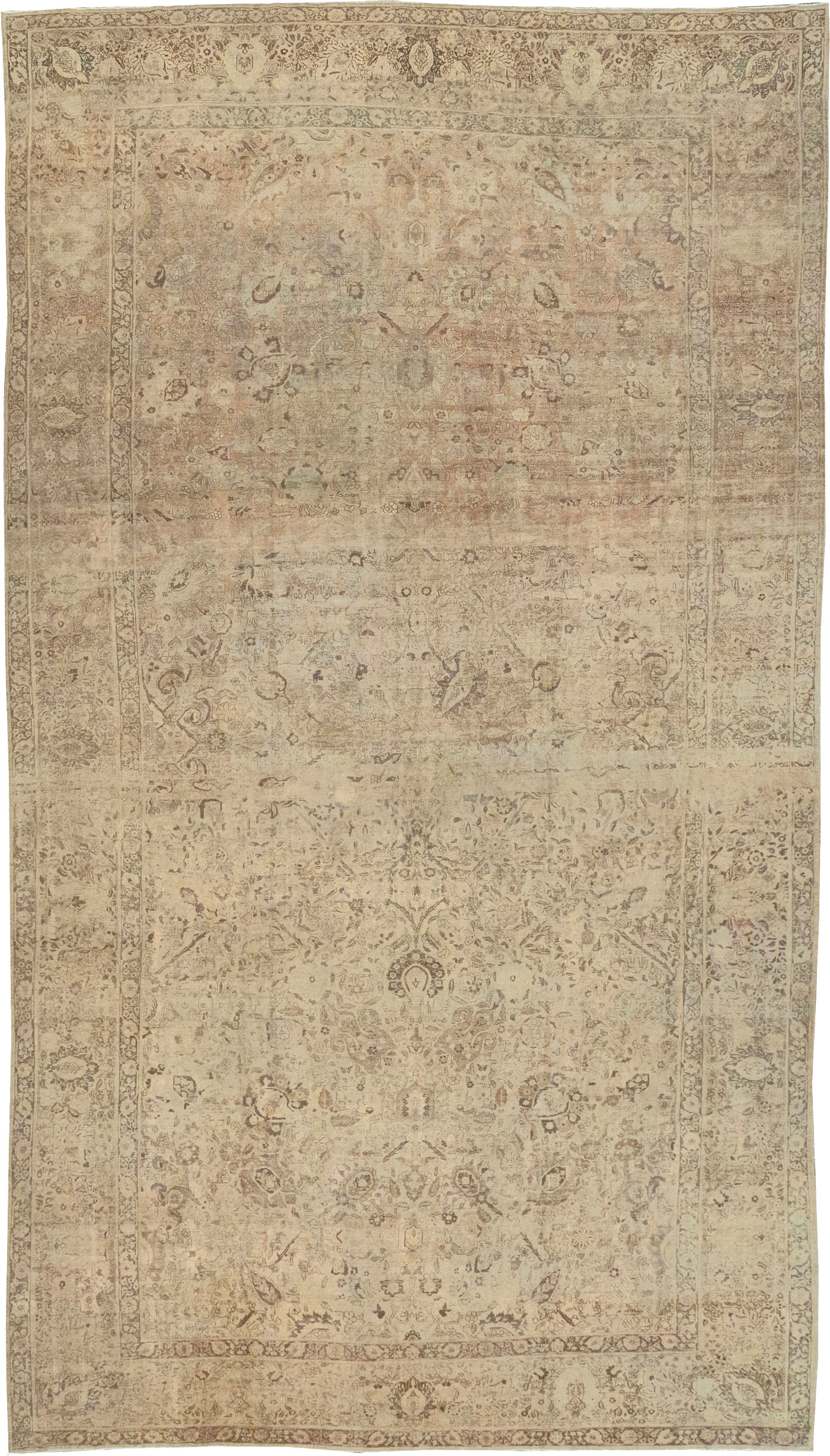 Antique Persian Tabriz Oversize Carpet, No.20929 - Galerie Shabab