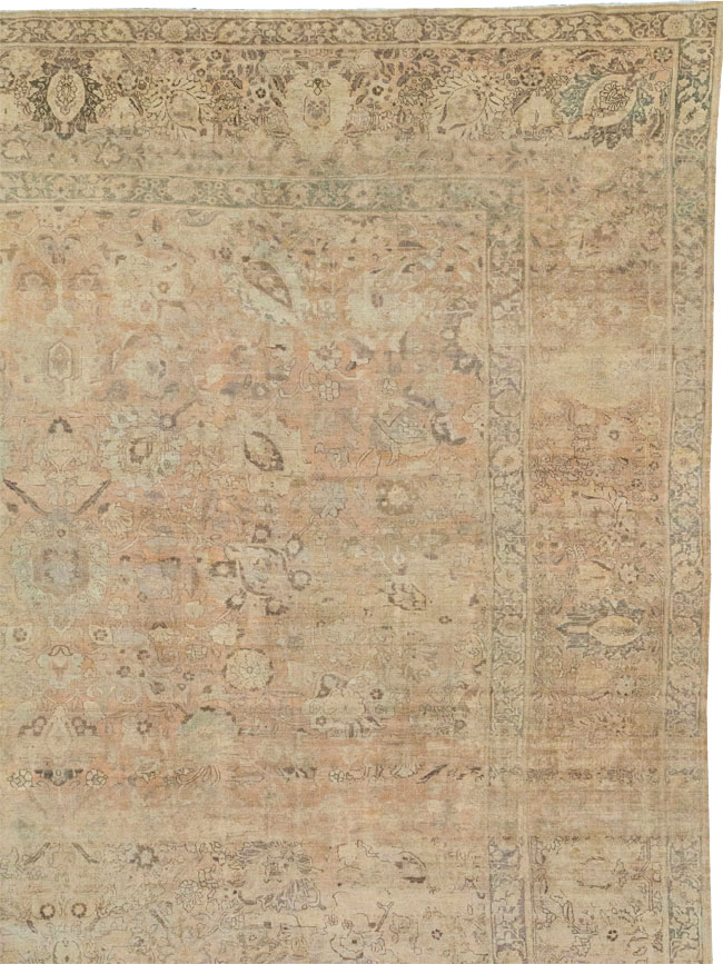 Antique Persian Tabriz Oversize Carpet, No.20929 - Galerie Shabab
