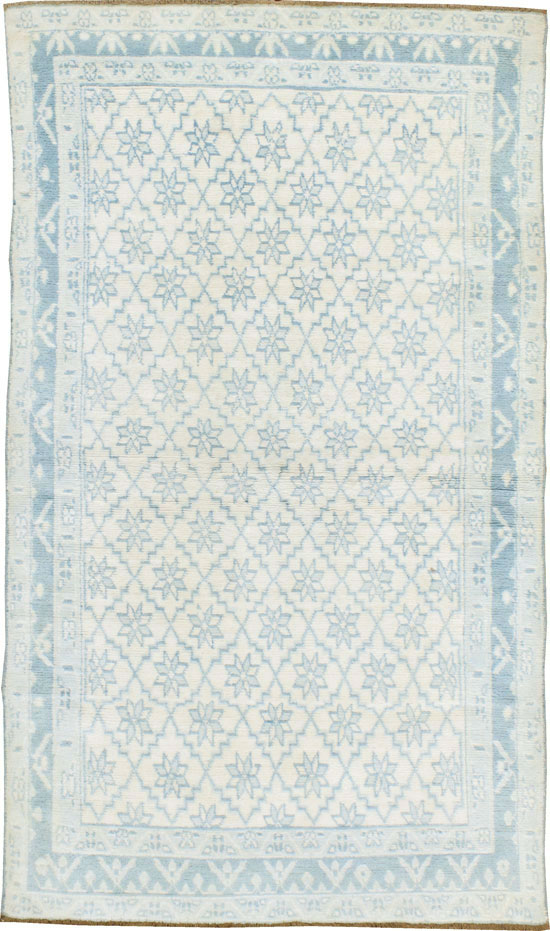 Vintage Indian Cotton Agra Rug, No.20934 - Galerie Shabab