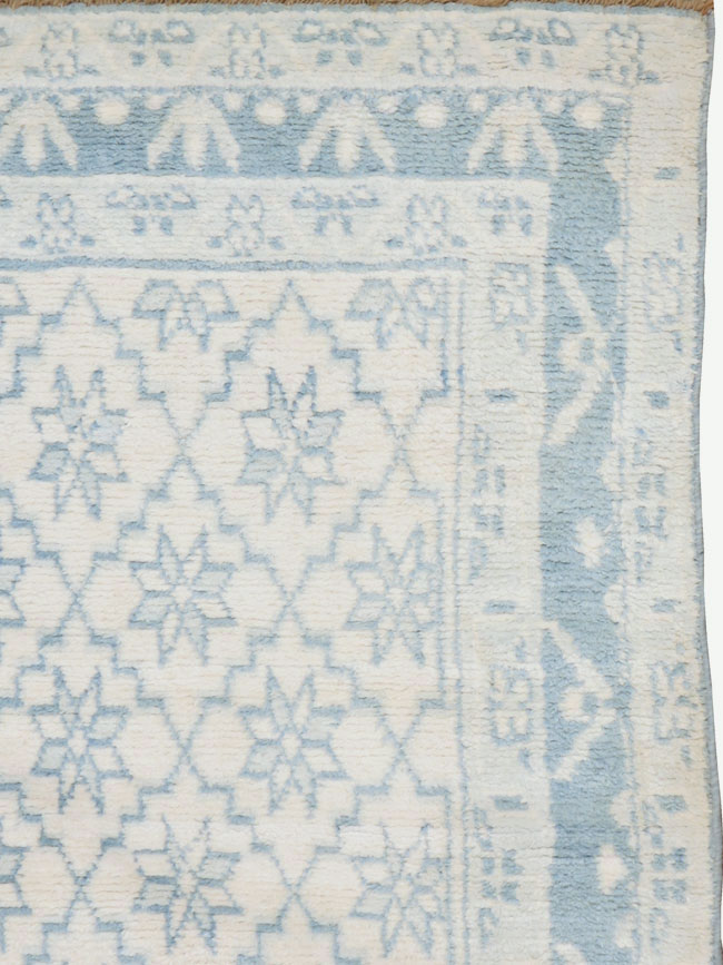 Vintage Indian Cotton Agra Rug, No.20934 - Galerie Shabab