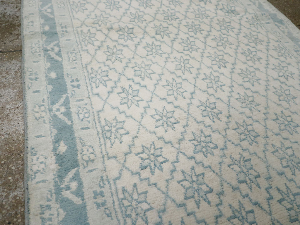 Vintage Indian Cotton Agra Rug, No.20934 - Galerie Shabab