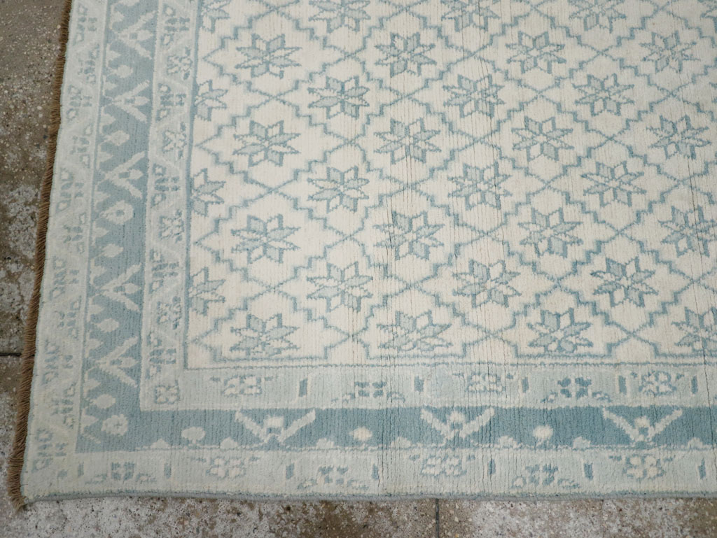Vintage Indian Cotton Agra Rug, No.20934 - Galerie Shabab
