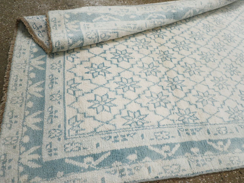 Vintage Indian Cotton Agra Rug, No.20934 - Galerie Shabab