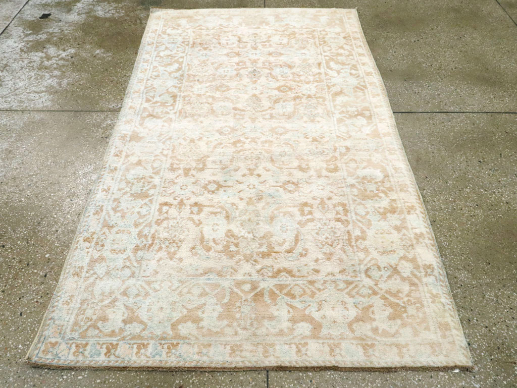 Vintage Indian Cotton Agra Rug, No.20938 - Galerie Shabab