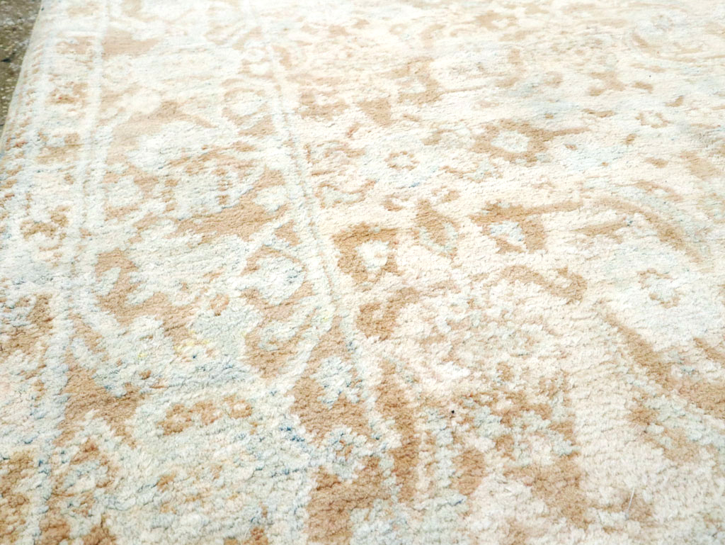 Vintage Indian Cotton Agra Rug, No.20938 - Galerie Shabab