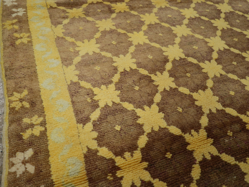 Vintage Indian Cotton Agra Accent Rug, No.20940 - Galerie Shabab