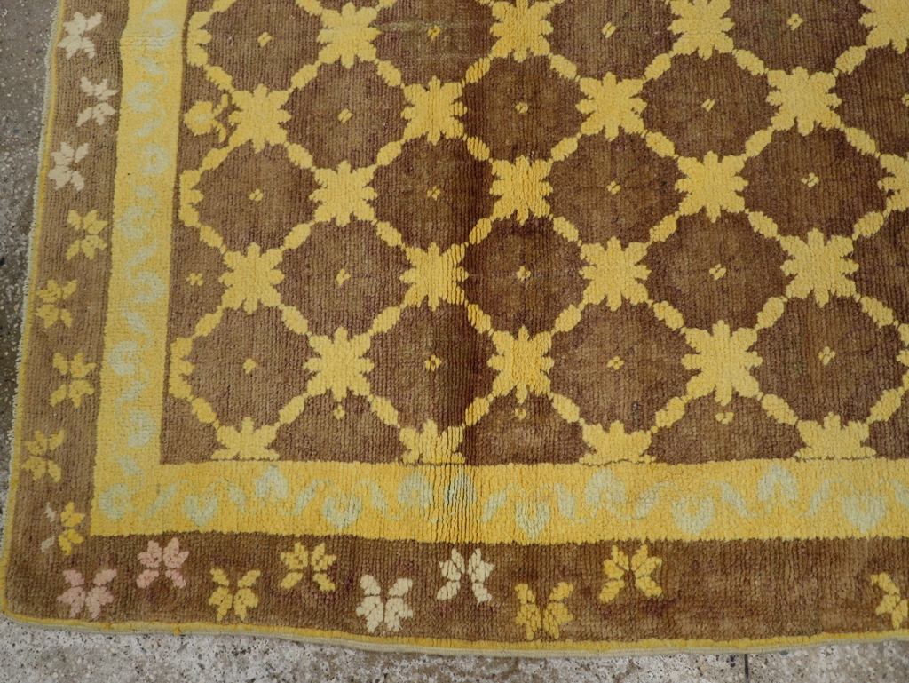 Vintage Indian Cotton Agra Accent Rug, No.20940 - Galerie Shabab