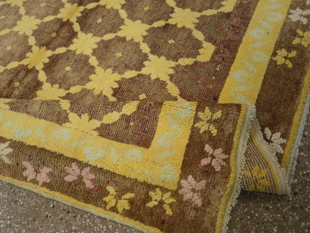 Vintage Indian Cotton Agra Accent Rug, No.20940 - Galerie Shabab