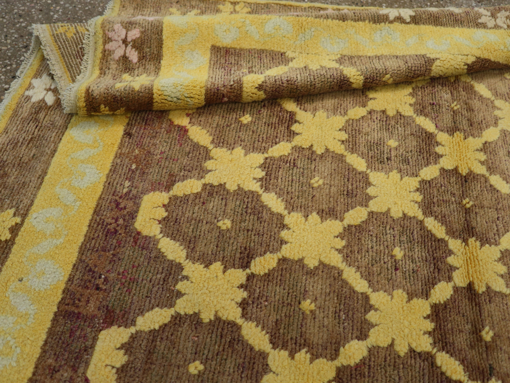 Vintage Indian Cotton Agra Accent Rug, No.20940 - Galerie Shabab