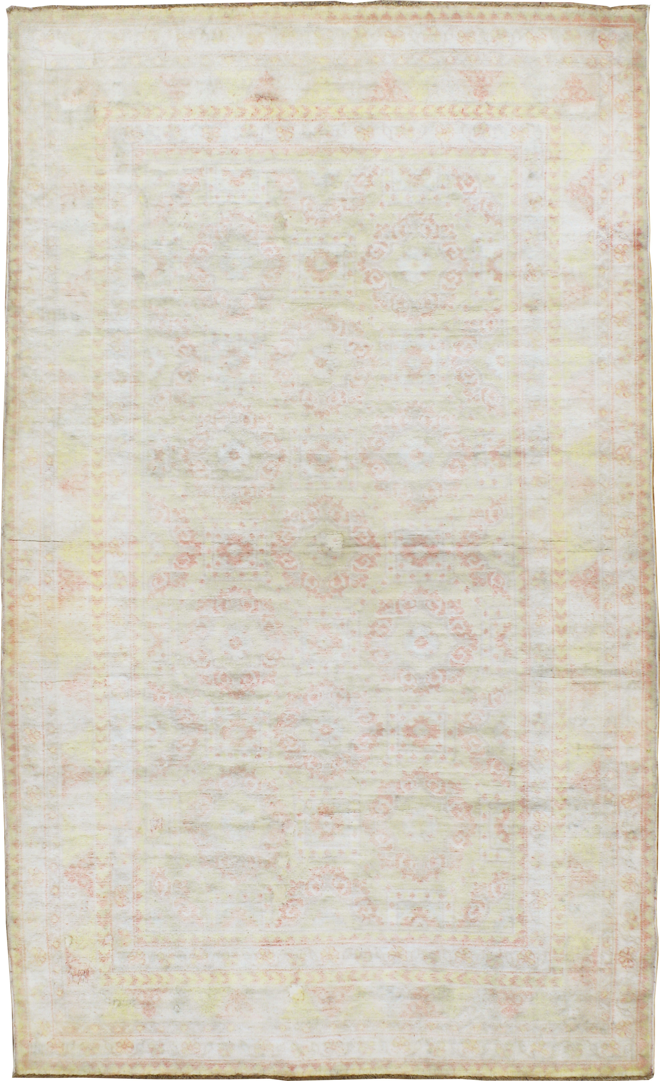 Vintage Indian Cotton Agra Rug, No.20944 - Galerie Shabab