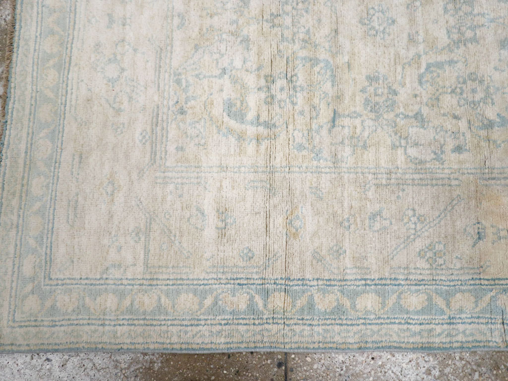 Vintage Indian Cotton Agra Rug, No.20945 - Galerie Shabab