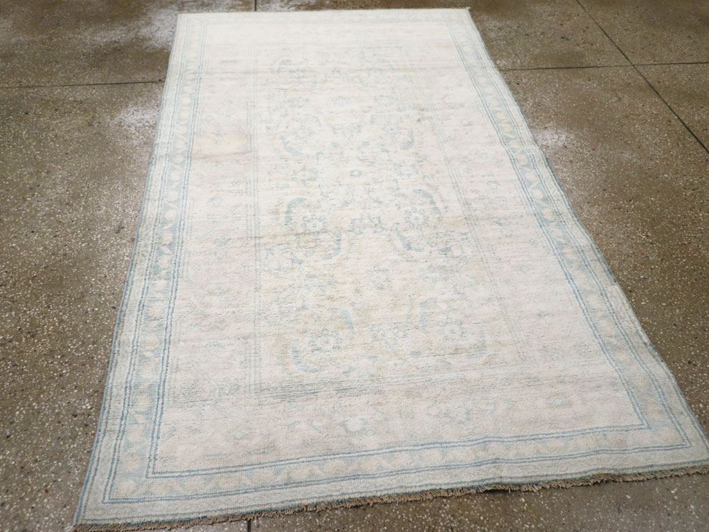 Vintage Indian Cotton Agra Rug, No.20945 - Galerie Shabab