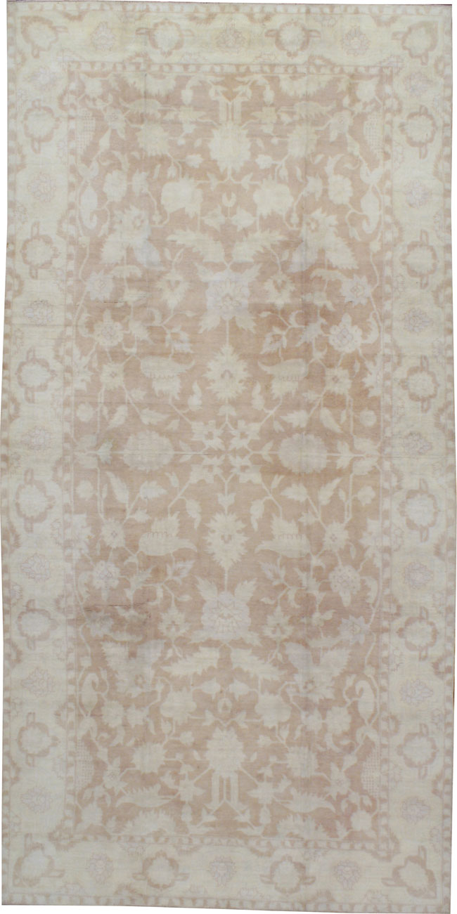 Vintage Indian Cotton Agra Carpet, No.20947 - Galerie Shabab