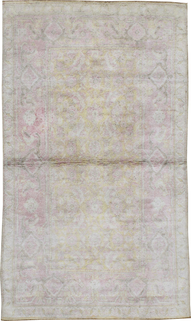 Antique Cotton Agra Rug, No.20952 - Galerie Shabab