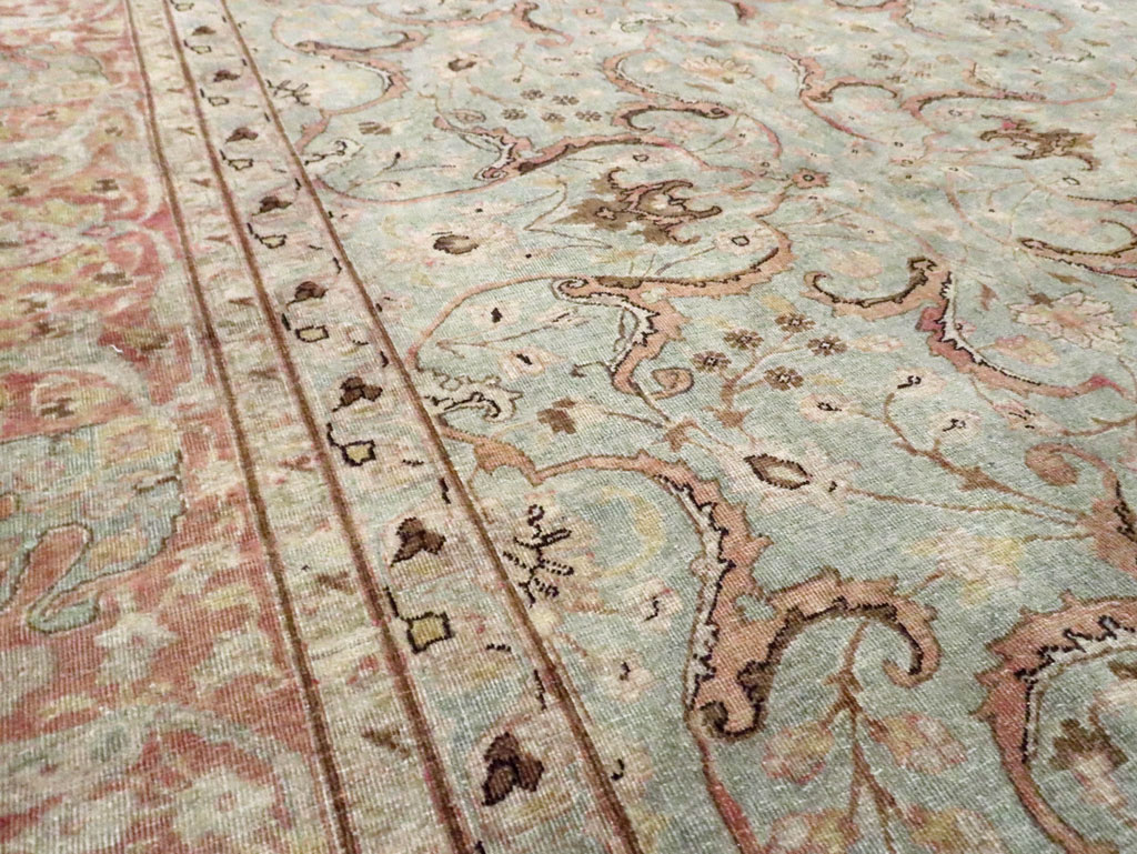 Antique Persian Tabriz Carpet, No.20959 - Galerie Shabab