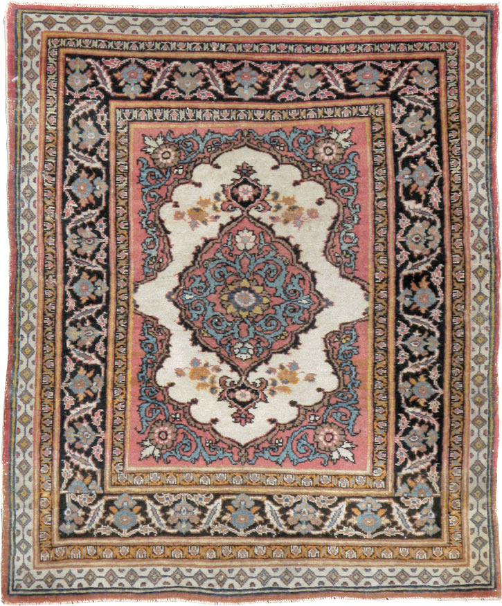 Antique Persian Tabriz Haji Jalili Rug (Pair: 1 of 2), No.20960 - Galerie Shabab