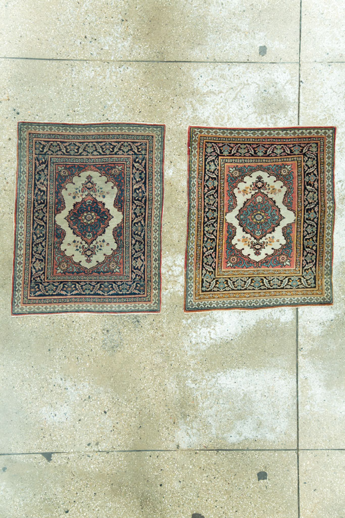 Antique Persian Tabriz Haji Jalili Rug (Pair: 1 of 2), No.20960 - Galerie Shabab