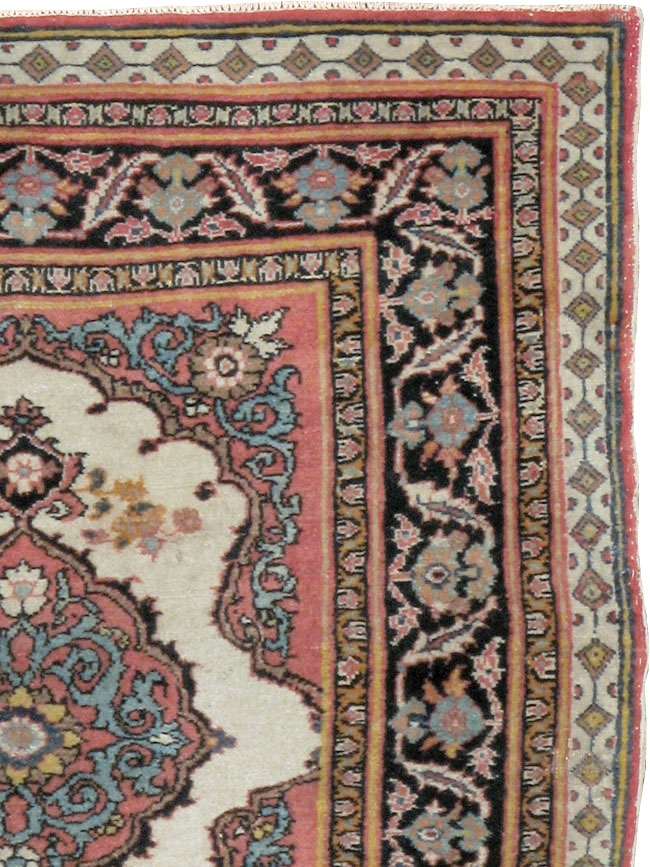 Antique Persian Tabriz Haji Jalili Rug (Pair: 1 of 2), No.20960 - Galerie Shabab
