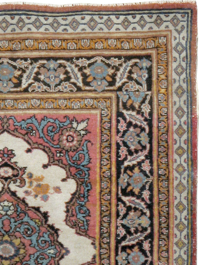 Antique Persian Tabriz Haji Jalili Rug (Pair: 1 of 2), No.20960 - Galerie Shabab
