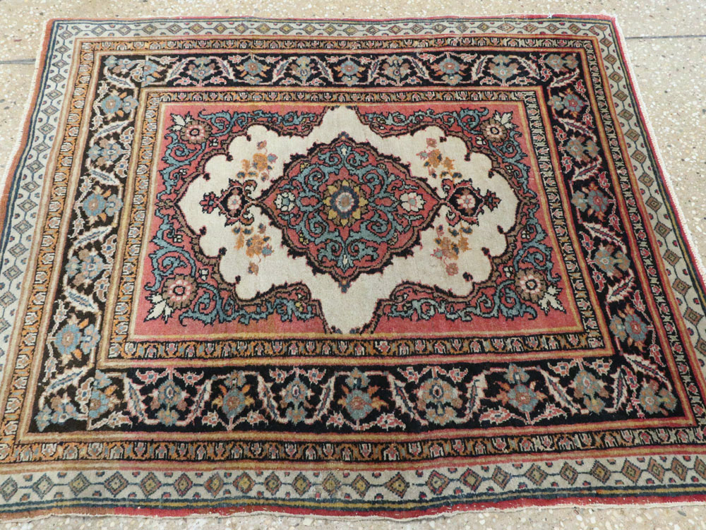 Antique Persian Tabriz Haji Jalili Rug (Pair: 1 of 2), No.20960 - Galerie Shabab