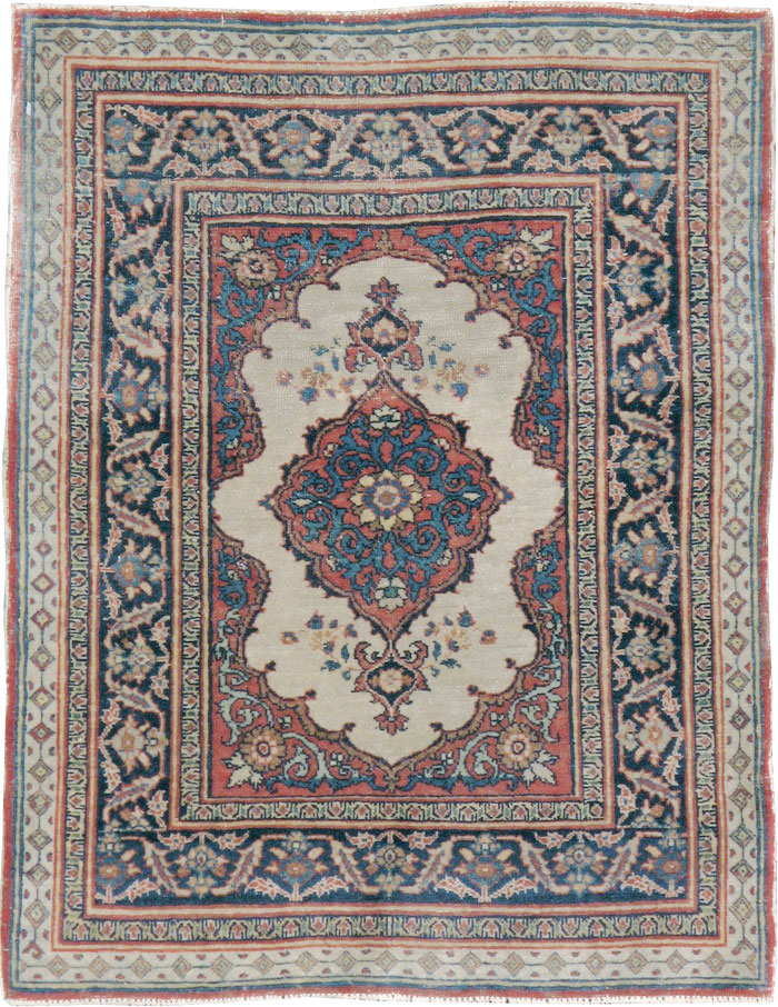 Antique Persian Tabriz Haji Jalili Rug (Pair: 2 of 2), No.20961 - Galerie Shabab