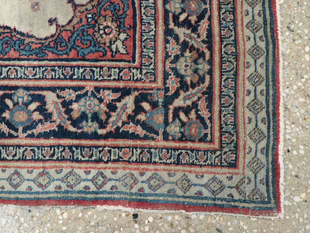 Antique Persian Tabriz Haji Jalili Rug (Pair: 2 of 2), No.20961 - Galerie Shabab