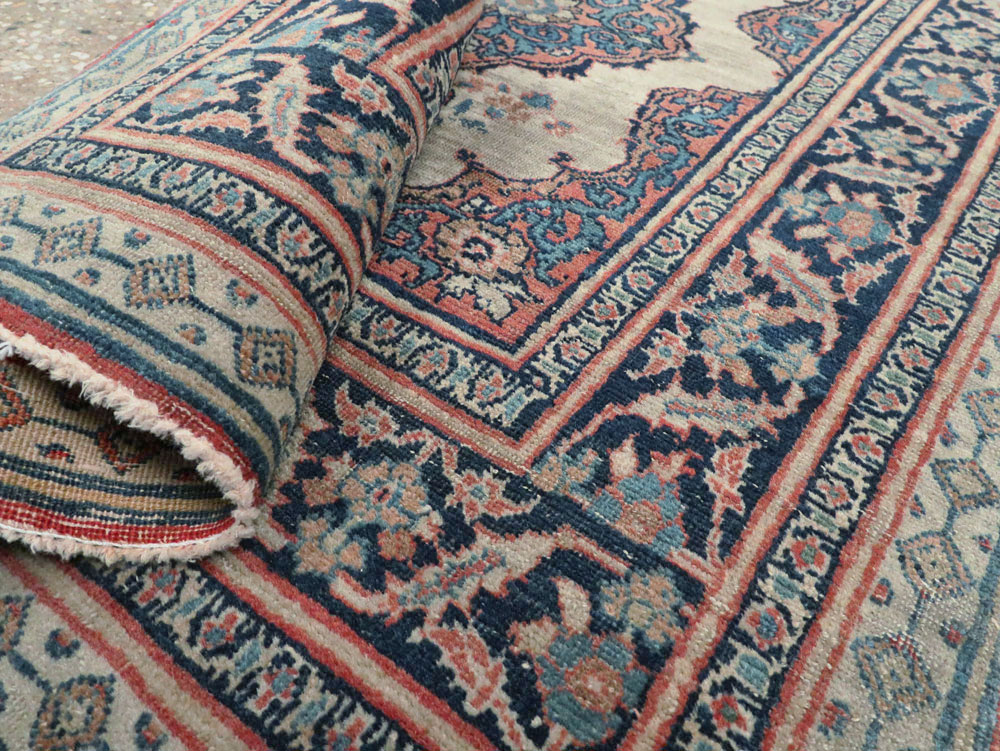 Antique Persian Tabriz Haji Jalili Rug (Pair: 2 of 2), No.20961 - Galerie Shabab