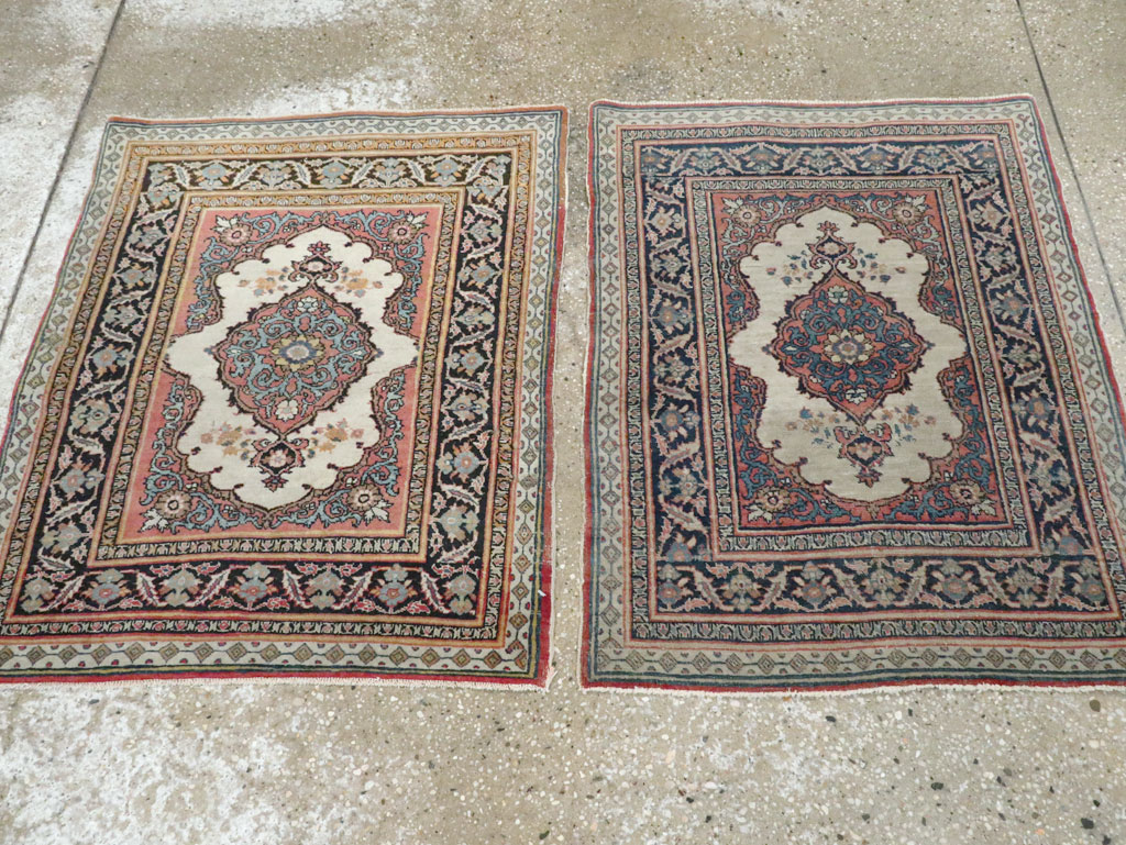 Antique Persian Tabriz Haji Jalili Rug (Pair: 2 of 2), No.20961 - Galerie Shabab