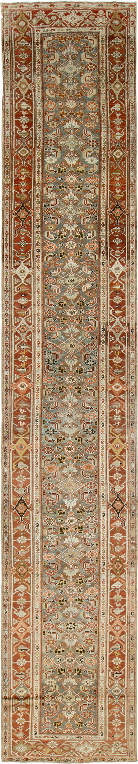Vintage Persian Malayer Runner, No.20965 - Galerie Shabab
