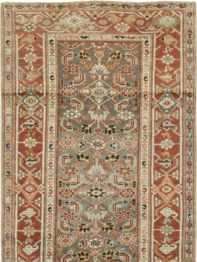 Vintage Persian Malayer Runner, No.20965 - Galerie Shabab