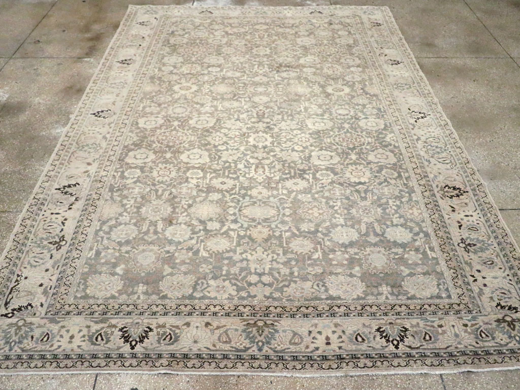 Vintage Persian Malayer Room Size Carpet, No.20972 - Galerie Shabab