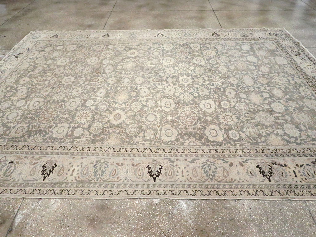 Vintage Persian Malayer Room Size Carpet, No.20972 - Galerie Shabab