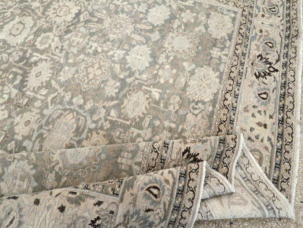 Vintage Persian Malayer Room Size Carpet, No.20972 - Galerie Shabab