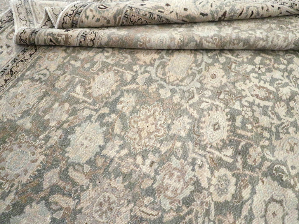 Vintage Persian Malayer Room Size Carpet, No.20972 - Galerie Shabab