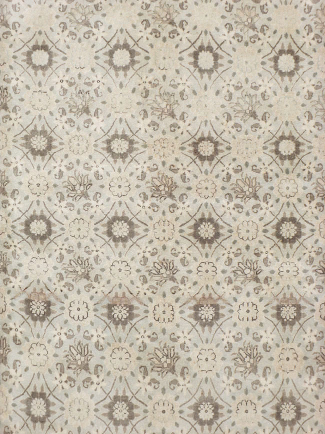 Vintage Persian Mashad Carpet, No.20975 - Galerie Shabab