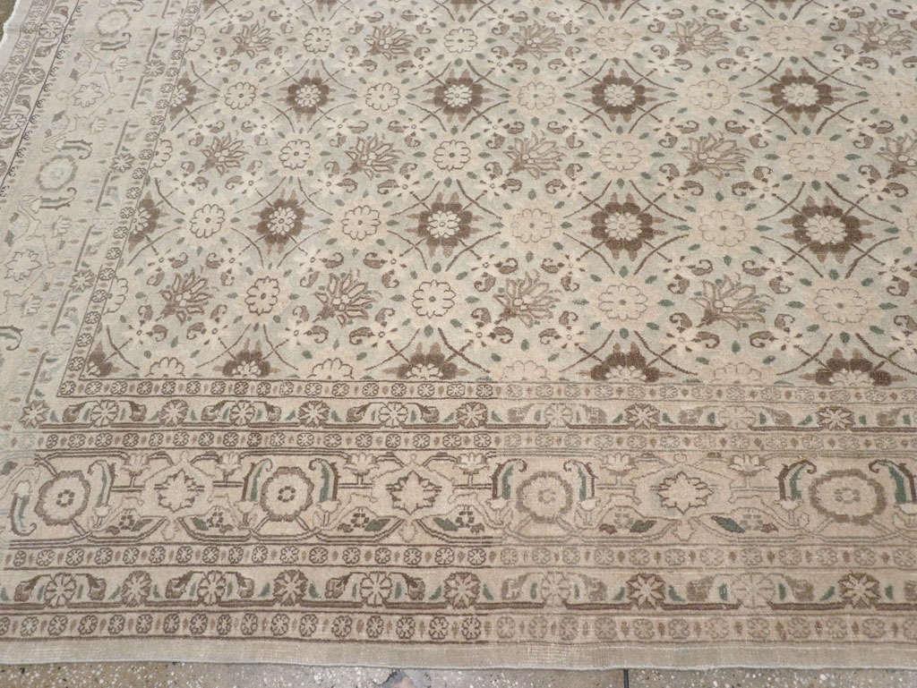 Vintage Persian Mashad Carpet, No.20975 - Galerie Shabab