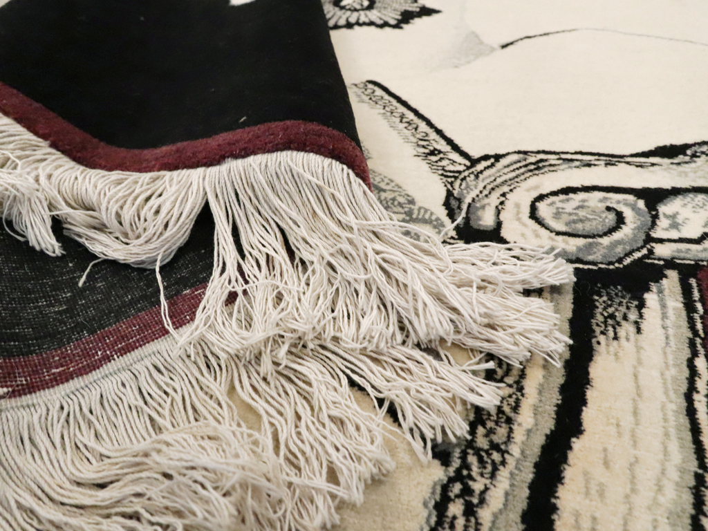 Vintage Persian Tabriz Pictorial Rug, No.21007 - Galerie Shabab