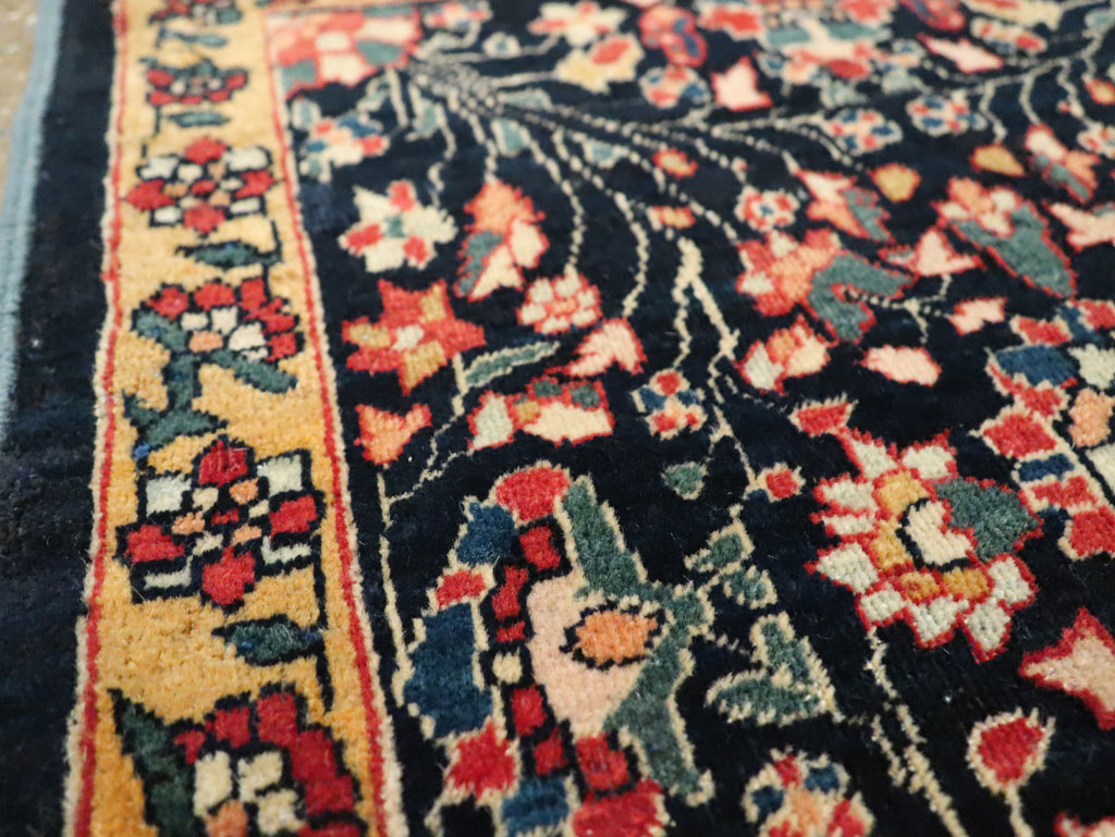 Antique Persian Sarouk Fereghan Square Throw Rug (Pair: 2 of 2), No.21009 - Galerie Shabab