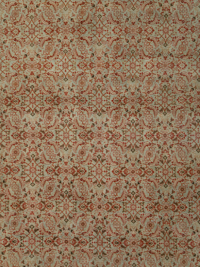 Antique Persian Tabriz Carpet, No.21012 - Galerie Shabab