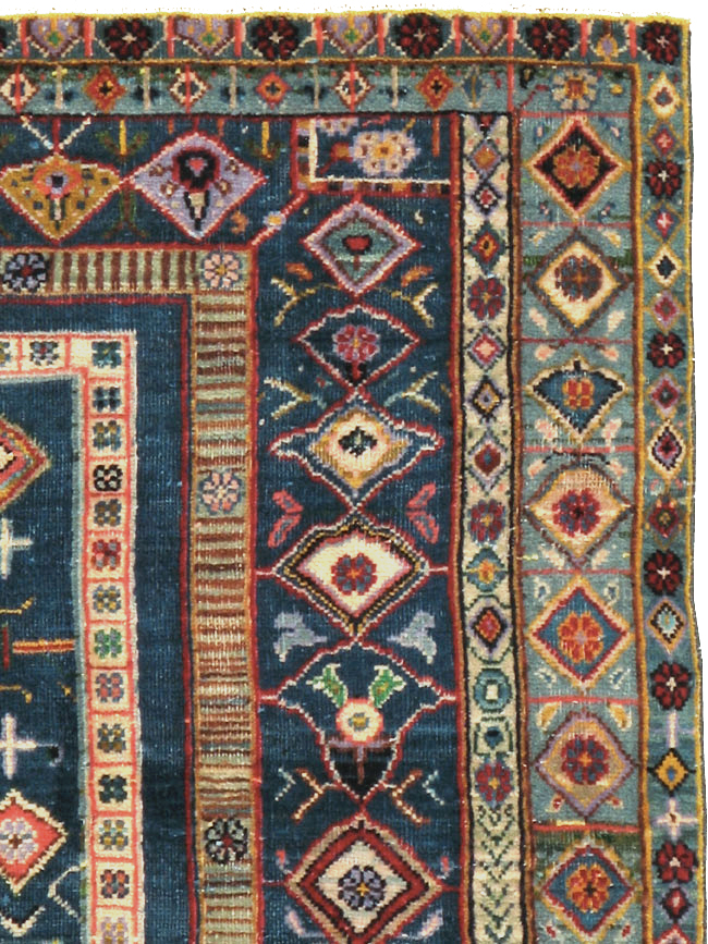 Vintage Persian Tabriz Pictorial Rug, No.21019 - Galerie Shabab