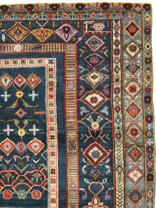 Vintage Persian Tabriz Pictorial Rug, No.21019 - Galerie Shabab