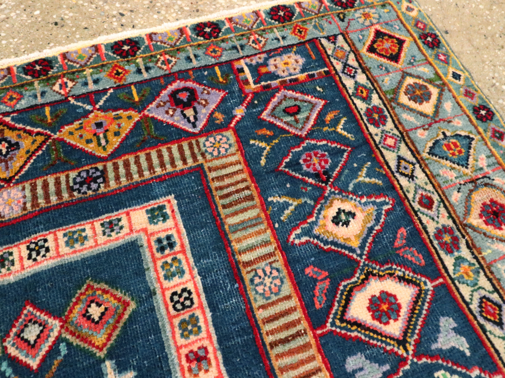 Vintage Persian Tabriz Pictorial Rug, No.21019 - Galerie Shabab