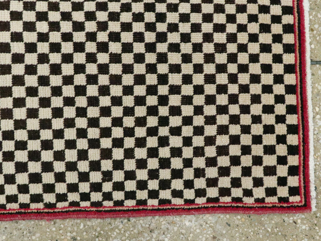 Vintage Persian Kashan Deco Carpet, No.21024 - Galerie Shabab