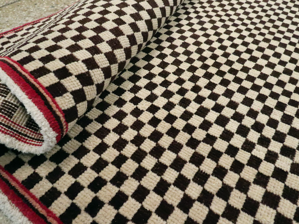 Vintage Persian Kashan Deco Carpet, No.21024 - Galerie Shabab