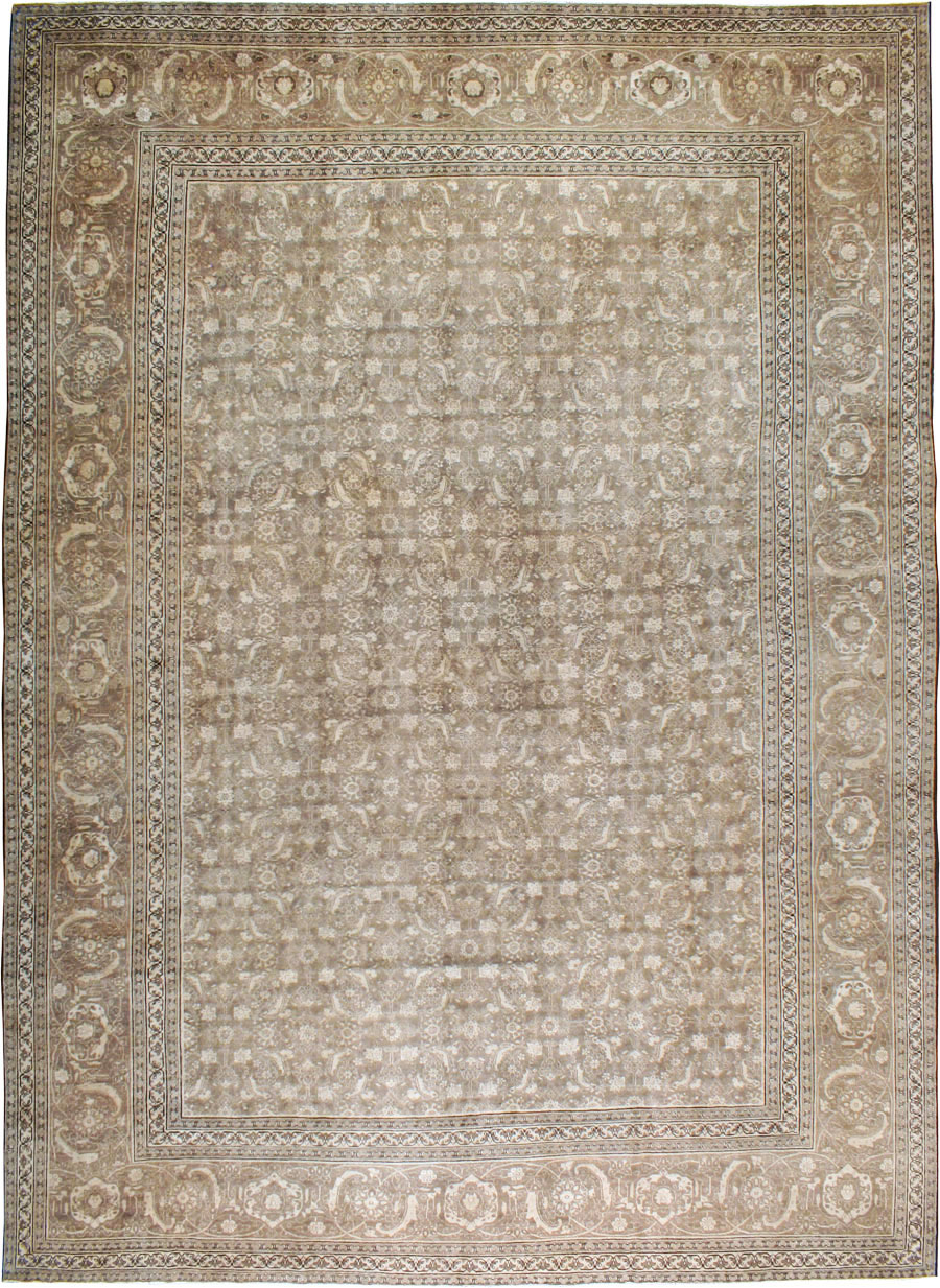 Antique Persian Tabriz Carpet, No.21025 - Galerie Shabab